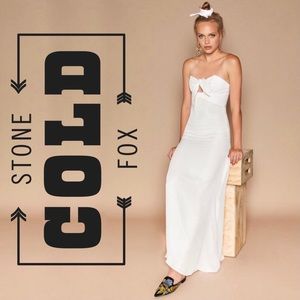 RARE SCF Custom Bridal Syracuse Gown, NWT. White silk, SZ 1/Small.